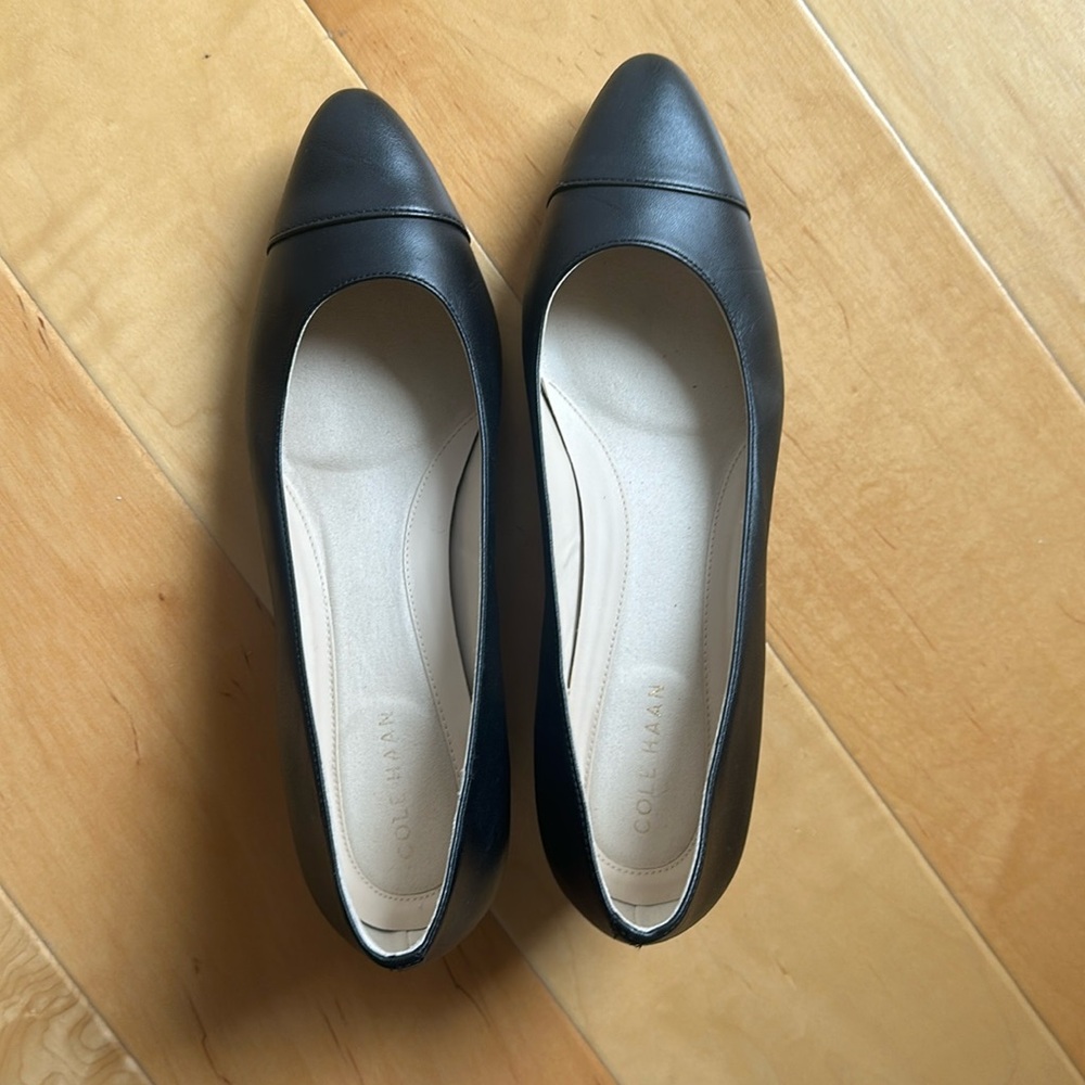 Cole Haan Black Women's block heel pumps